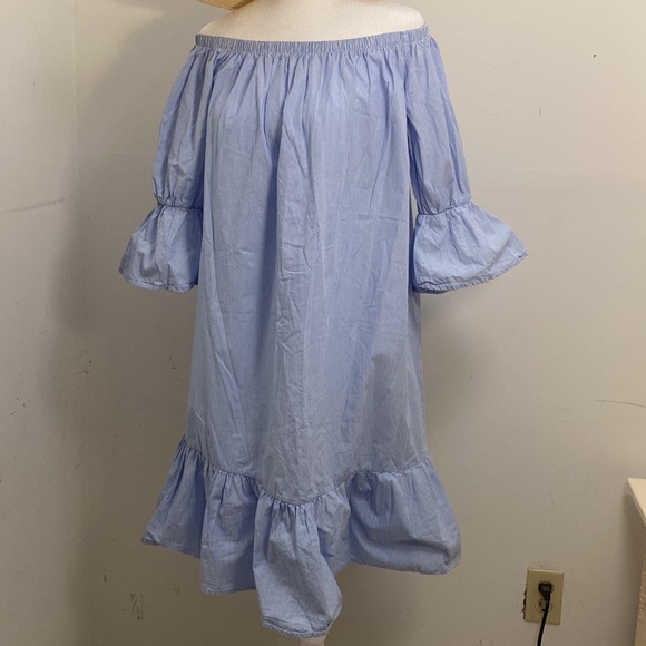 Love In | Cotton Off the Shoulder Dress - Picture 3 of 11